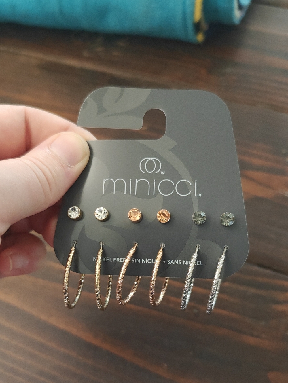 Minicci Hoop And Stud Set AA22 6783